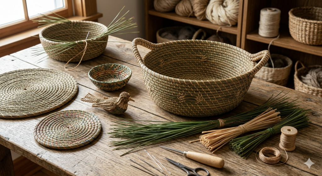 Pine Leaves Products by REWA rural women artisans