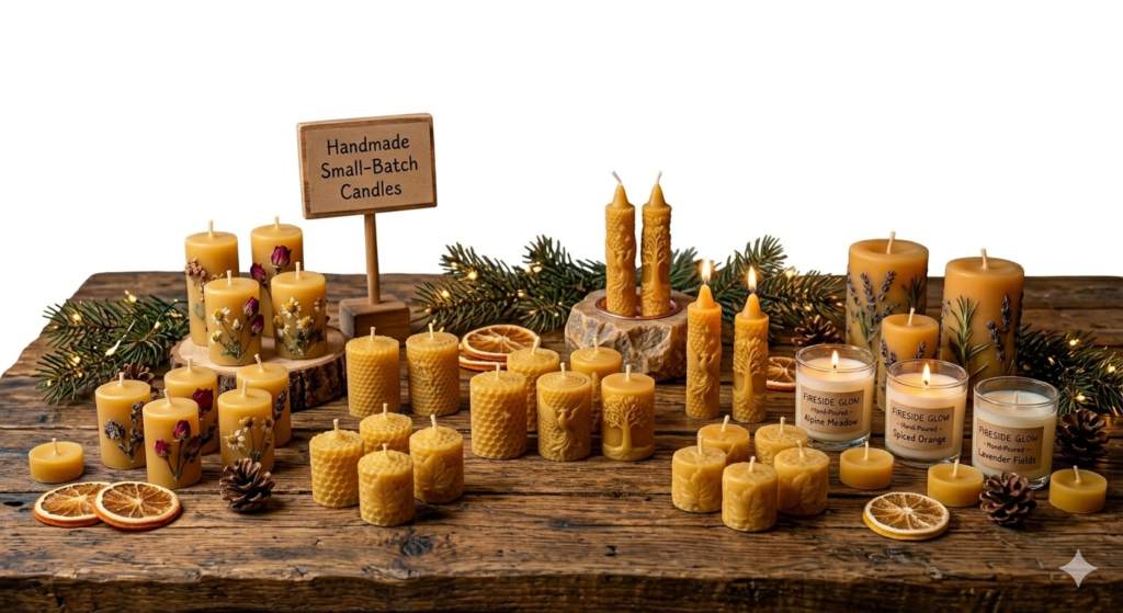 Candles & Diya by REWA rural women artisans
